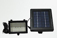 Прожектор автономный с солнечной панелью и аккумулятором