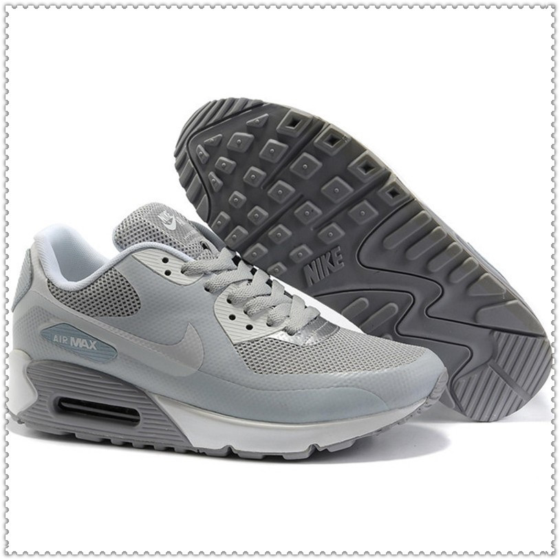 Кроссовки Nike Air Max 90 Hyperfuse серые