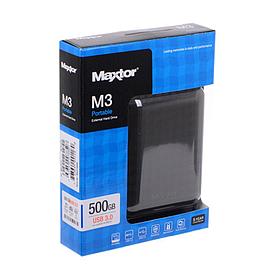 Внешний жёсткий диск Seagate (Maxtor) 500GB 2.5" STSHX-M500TCBM USB 3.0 Чёрный