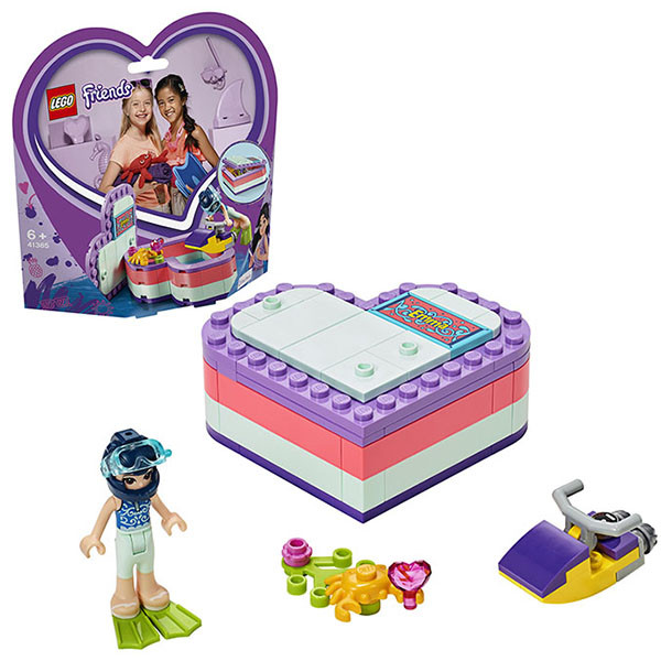 LEGO Friends 41385 Конструктор ЛЕГО Подружки Летняя шкатулка-сердечко для Эммы