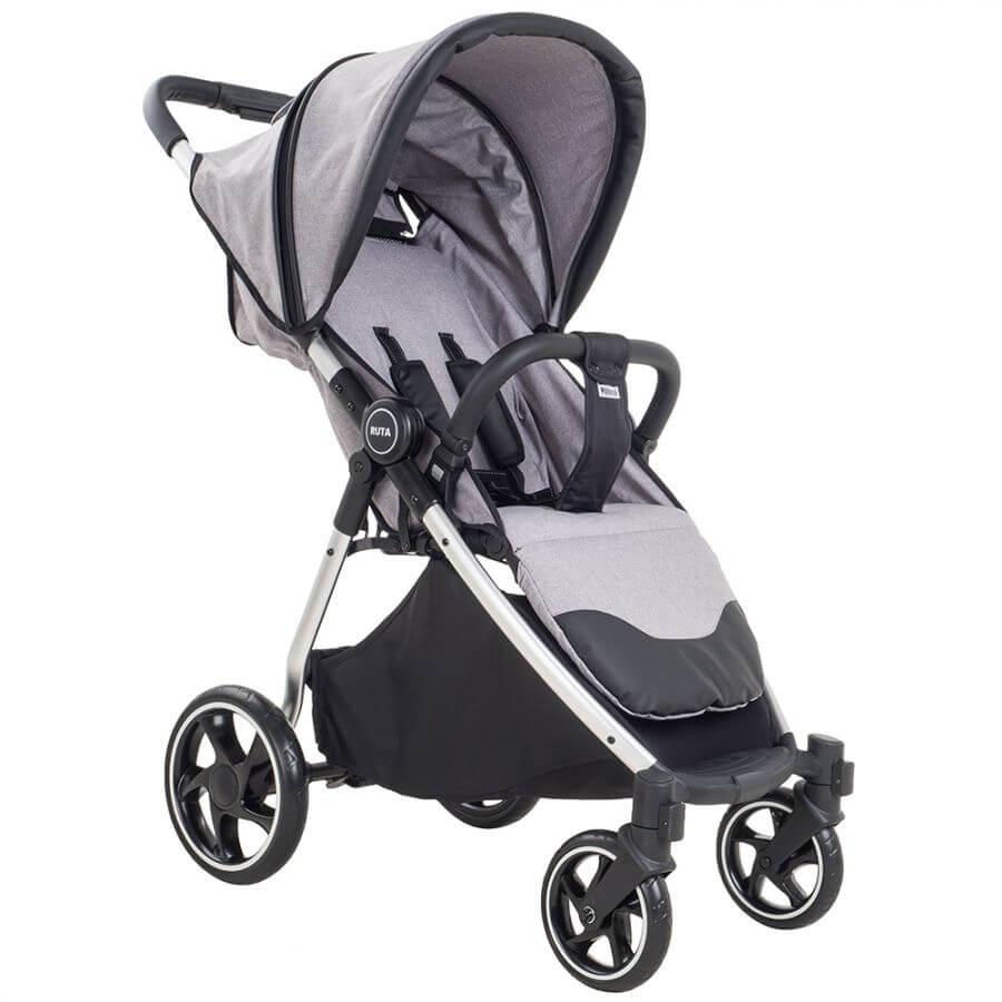 PITUSO Прогулочная коляска RUTA  DUSTY PINK/GREY