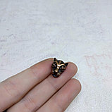 Бусина Голова Барса, 13х11х7мм, фото 3