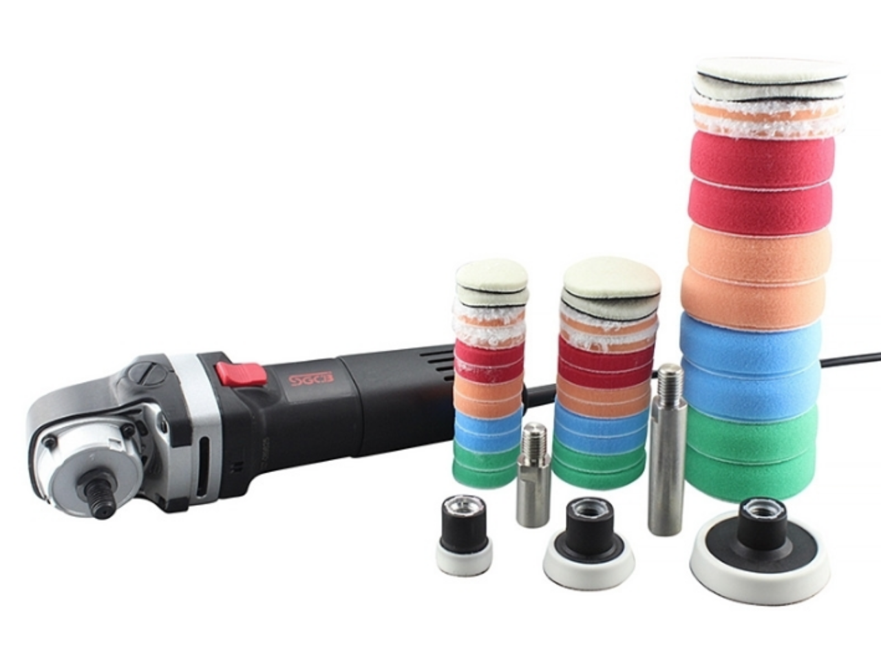 Полировальная мини-машинка ротоксная SGCB RO Mini Polisher Super Set 800-1200Вт, супер набор