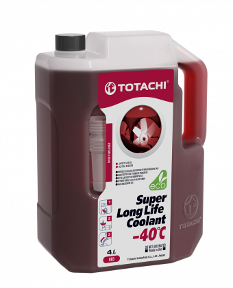 Антифриз TOTACHI SUPER LONG LIFE COOLANT RED (Красный) -40°C 4л - фото 1 - id-p66698305