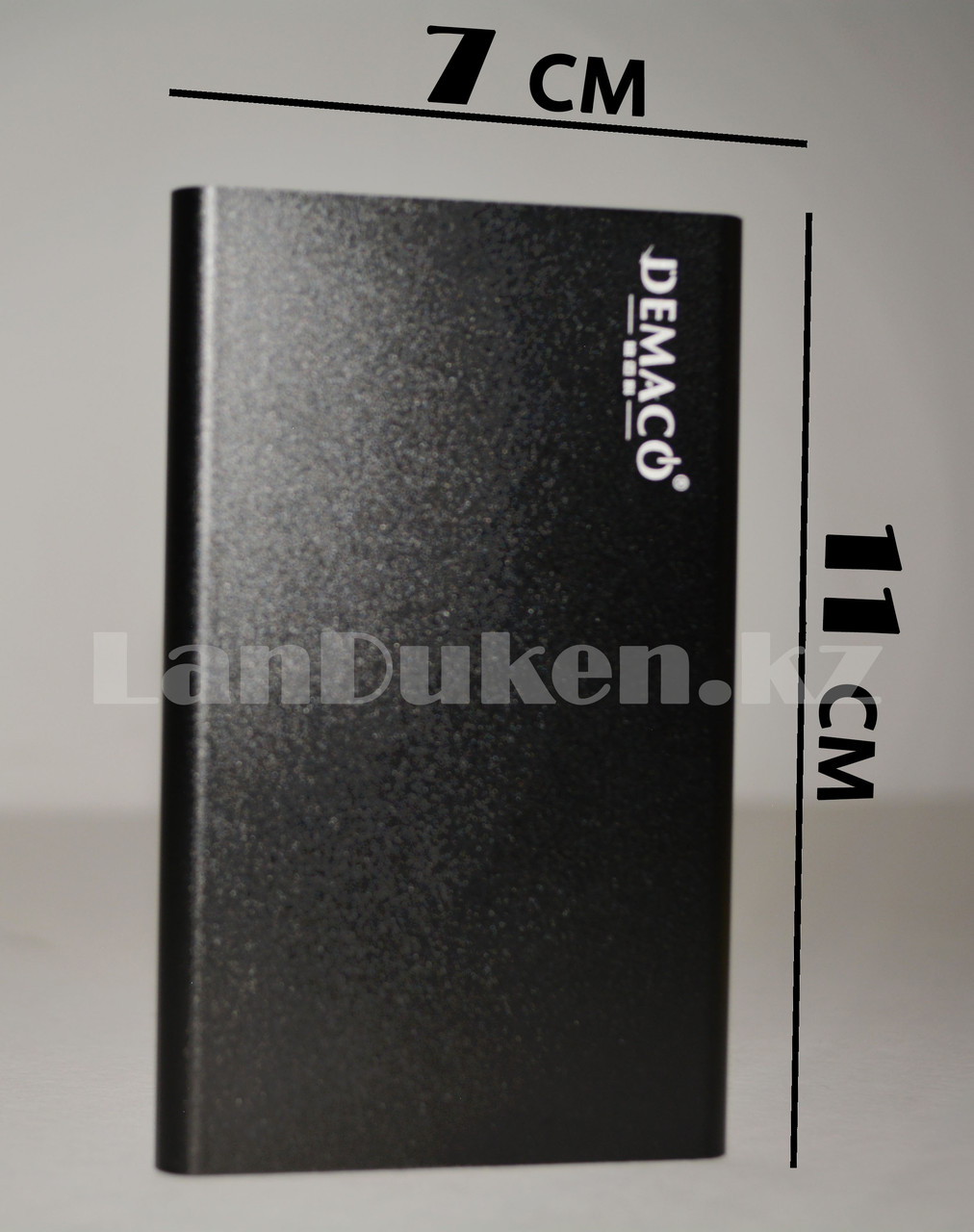 Портативное зарядное устройство DEMACO Power Bank DMK-A15 10000 mAh, черное - фото 5 - id-p66699958