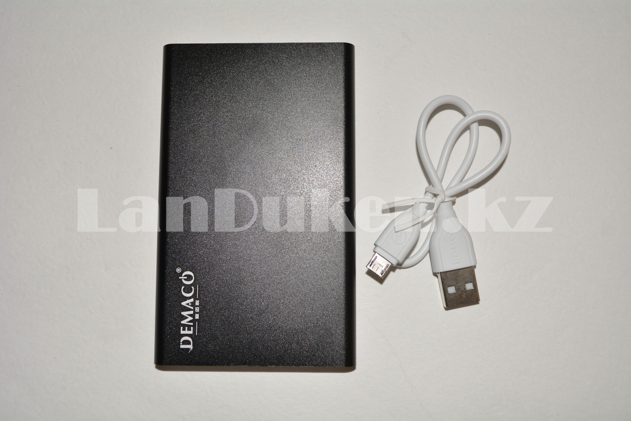 Портативное зарядное устройство DEMACO Power Bank DMK-A15 10000 mAh, черное - фото 9 - id-p66699958