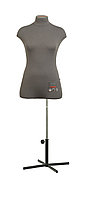 Профессиональный портновский манекен CHAYKA, размер 44, серый