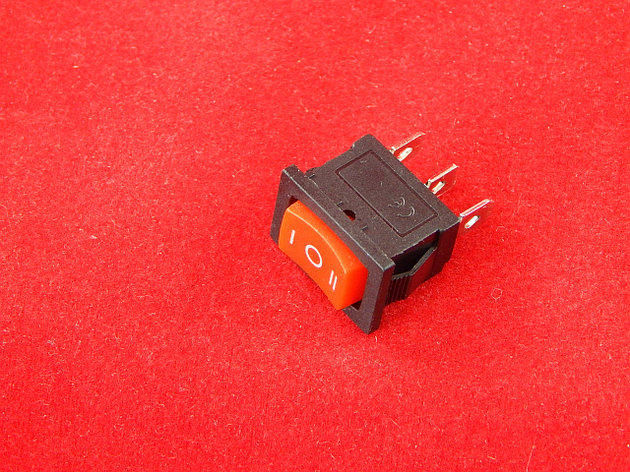KCD1 Переключатель красный  трехпозиционный ON-OFF-ON (10A 250VAC) 3P, фото 2