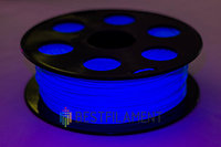 Флуоресцентный PLA пластик Bestfilament, цвет голубой, 1 кг (1,75 мм) для 3D-принтеров