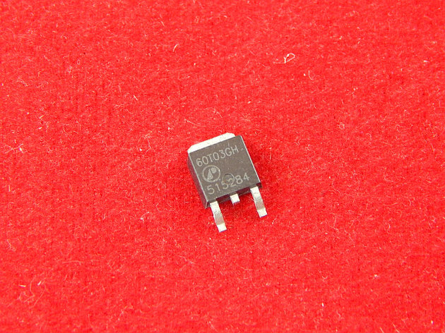 60t03gh Транзистор MOSFET 30В, 45A, TO-252, фото 2