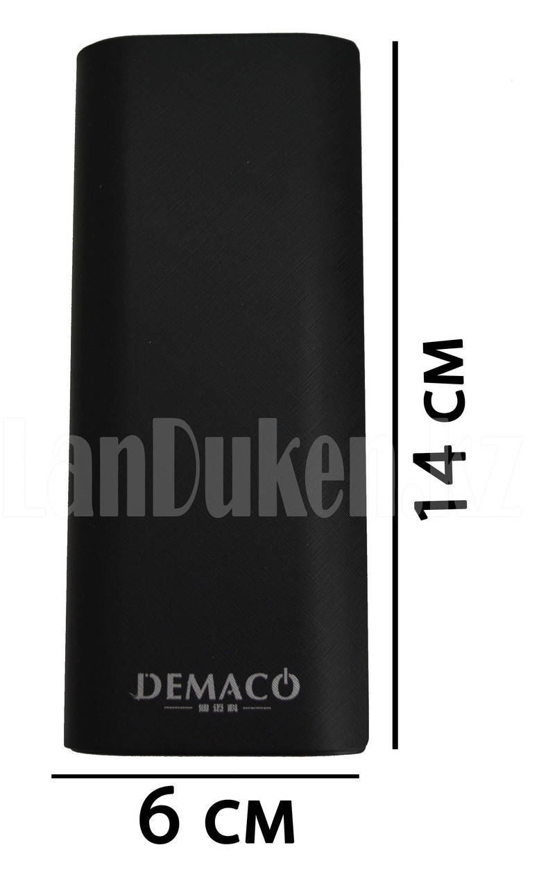 Портативное зарядное устройство DEMACO Power Bank DMK-A49 20000 mAh, черное - фото 3 - id-p66699905