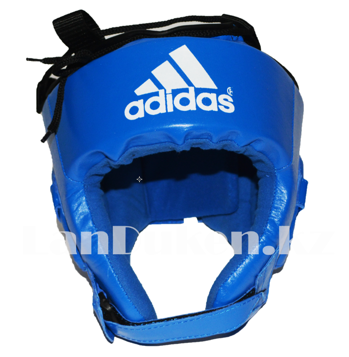 Шлем боксёрский с надписью синего цвета