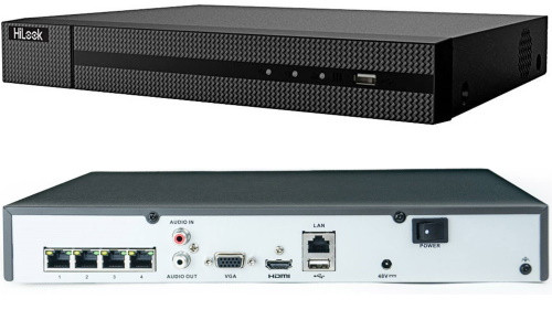 NVR-104MH-C/4P - 4-х канальный сетевой видеорегистратор с разрешением записи до 4К на канал, с 4 PoE-портами.