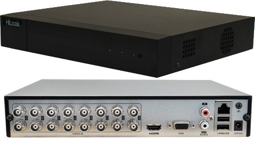 DVR-216Q-K1 - 16-ти канальный гибридный видеорегистратор с разрешением записи до 6 MP на канал.
