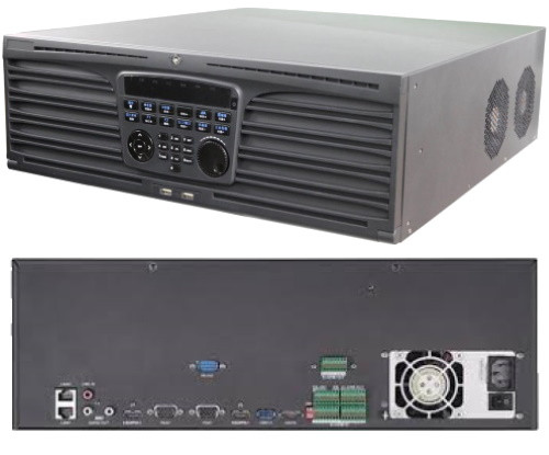 Видеорегистратор сетевой DS-9664NI-I16 64-х канальный 12МP с 16-ю SATA-интерфейсами.