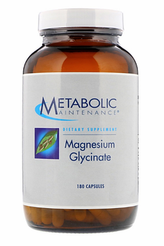 Metabolic Maintenance, Глицинат магния, 180 капсул