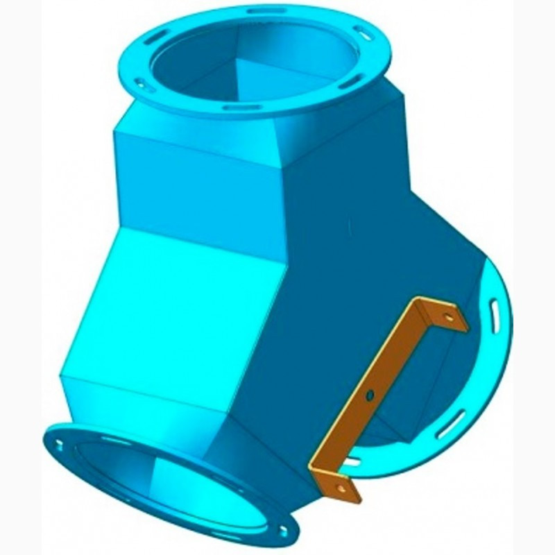 Клапан для изменения направления потока зерновых культур