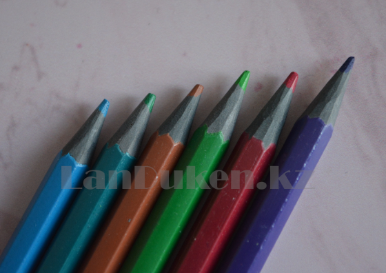 Набор цветных карандашей 6 шт color pencil BEN 10 - фото 2 - id-p66744140