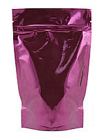 Пакет дой-пак металлизированный фиолетовый глянцевый с замком zip-lock - фото 1 - id-p66745204