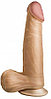 Фаллоимитатор "HUMAN COPY", на присоске, L 18.5 см D 3.5 - 4.2 см, киберкожа, фото 2