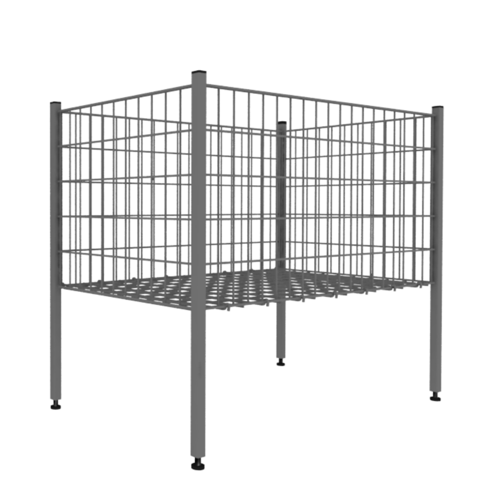 Манеж торговый д.1000, г.600, в.850, серый