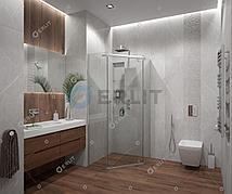 Душевое ограждение - ER10109V-C1 900*900*2000 (без поддона) прозрачное стекло