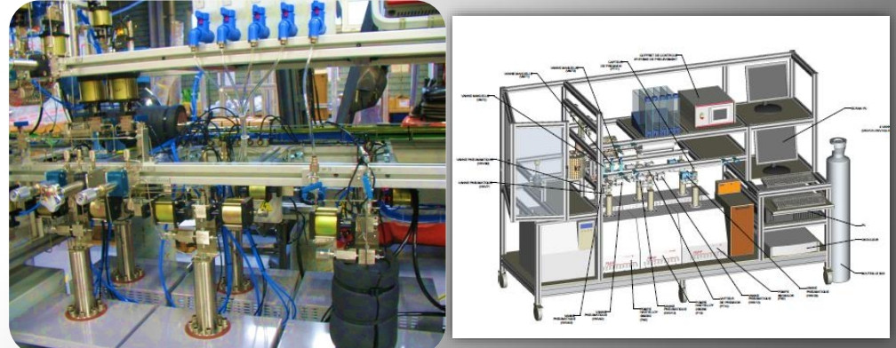 Установка для изучения приемистости скважины на закачку CO2