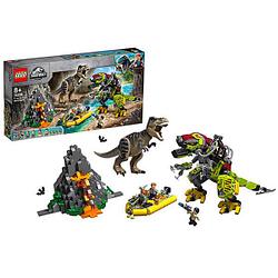 Конструктор ЛЕГО 75938 Бой тираннозавра и робота-динозавра LEGO Jurassic World