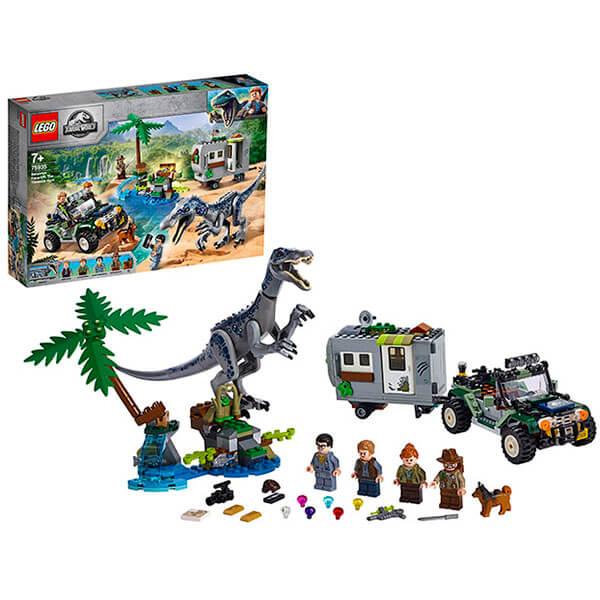 LEGO Jurassic World 75935 Конструктор ЛЕГО Поединок с бариониксом: охота за сокровищами