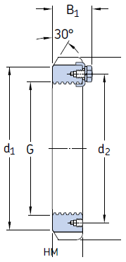 HM 44T  гайка SKF