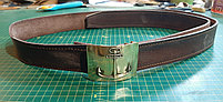 Солдатский кожаный ремень, фото 3