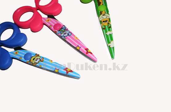 Канцелярские детские ножницы Craft Scissors 13 см Зелёный - фото 2 - id-p66796636