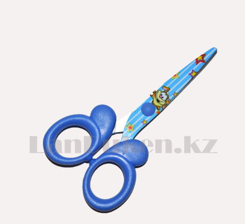 Канцелярские детские ножницы Craft Scissors 13 см Голубой - фото 1 - id-p66796637