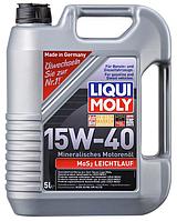 Моторное масло LIQUI MOLY MoS2 Leichtlauf 15W40 с молибденом 5L