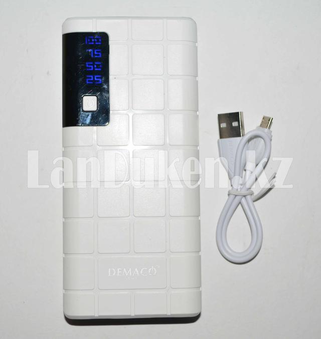 Portativnoe zaryadnoe ustrojstvo DEMACO Power Bank DMK-A38 20000 mAh, chernoe