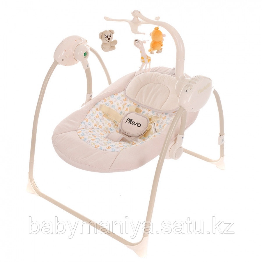 Электрокачели Pituso Marbella Beige/Бежевый Круги