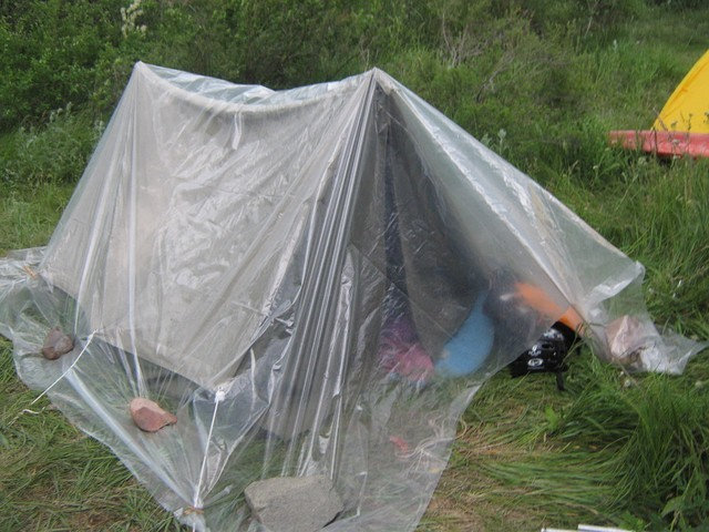 Как поставить палатку