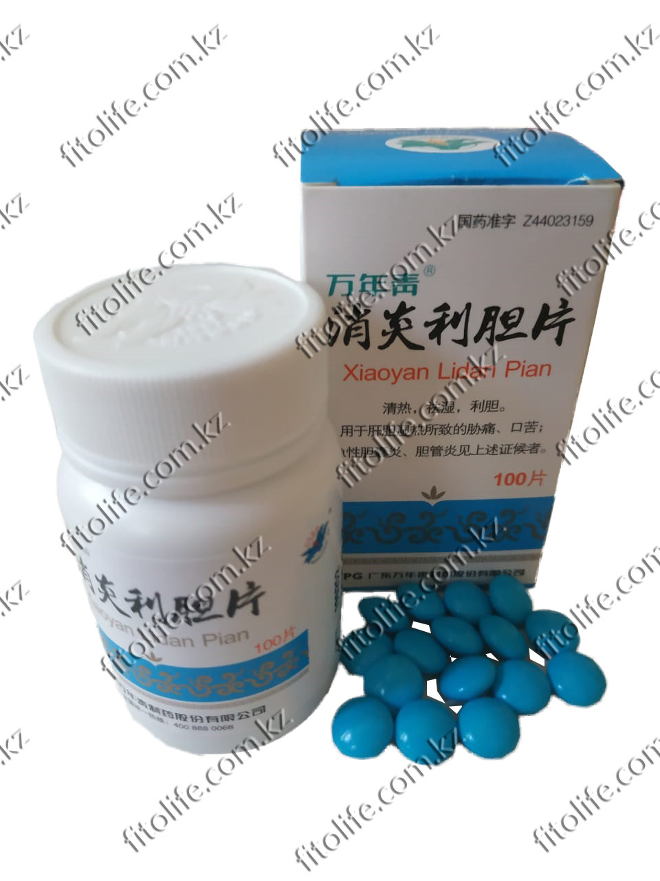 Таблетки "Лидань" (XiaoYan LiDan Pian) для лечения воспаления желчного пузыря