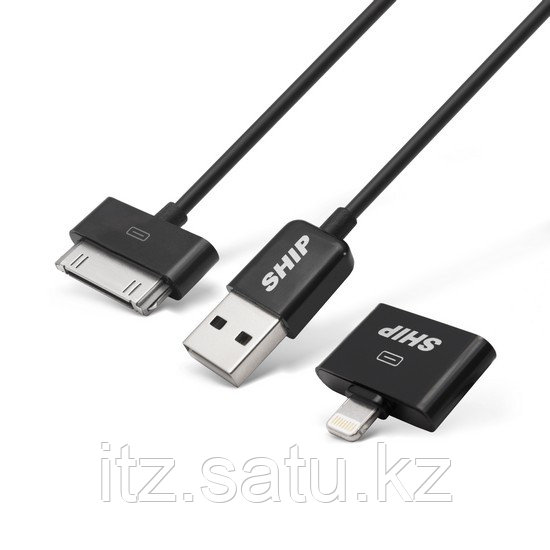 Интерфейсный кабель Apple 30pin+Apple 8pin SHIP API3008PBB