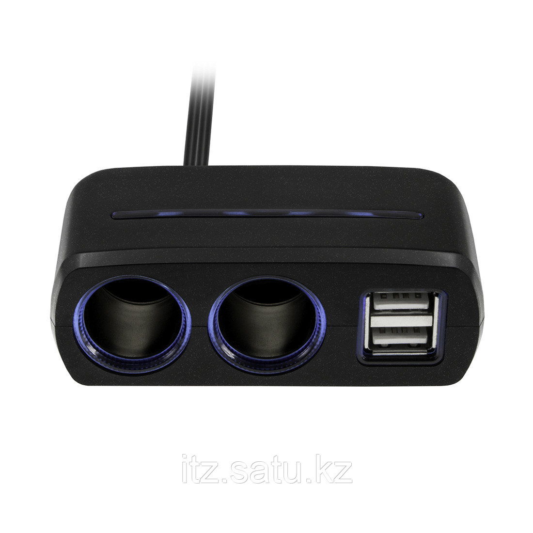 Разветвитель на 2 розетки 2 USB c кабелем Neoline SL-221
