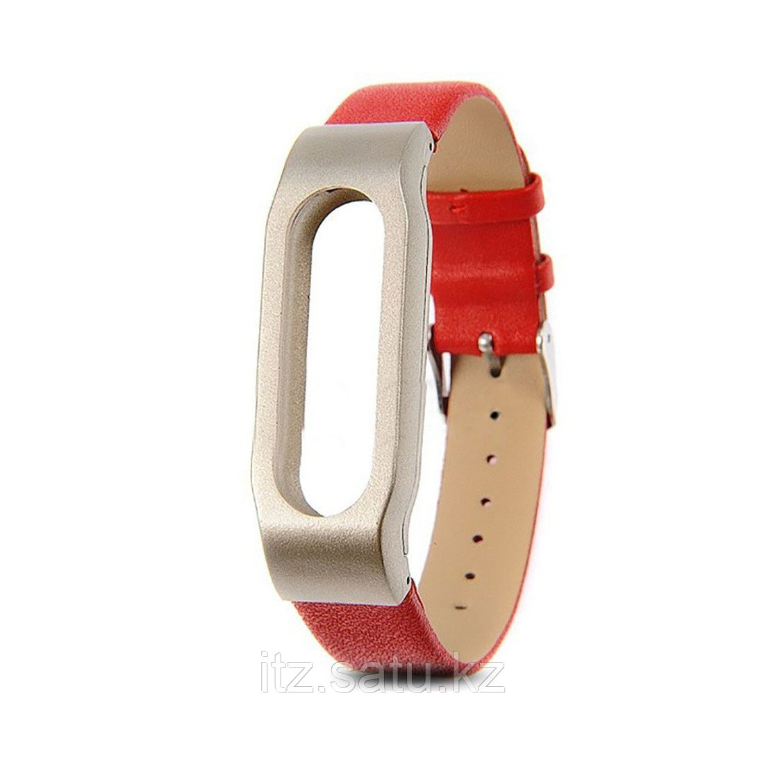 Сменный кожаный браслет для Xiaomi Mi Band 2 Красный