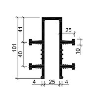 Гидрошпонка АКВАСТОП ДЗ-100/25-4/25 EPDM