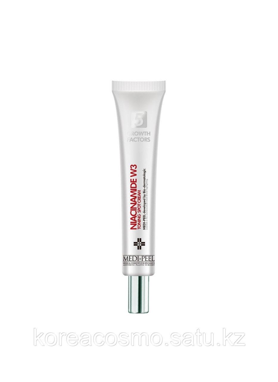 Осветляющий точечный крем с ниацинамидом Medi-Peel Niacinamide W3 Toning Spot Cream 40мл