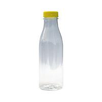 ПЭТ бутылка прозрачн., 0.5 л, h 202 мм, d 62 мм, с крышкой, широкое горло, 120 шт