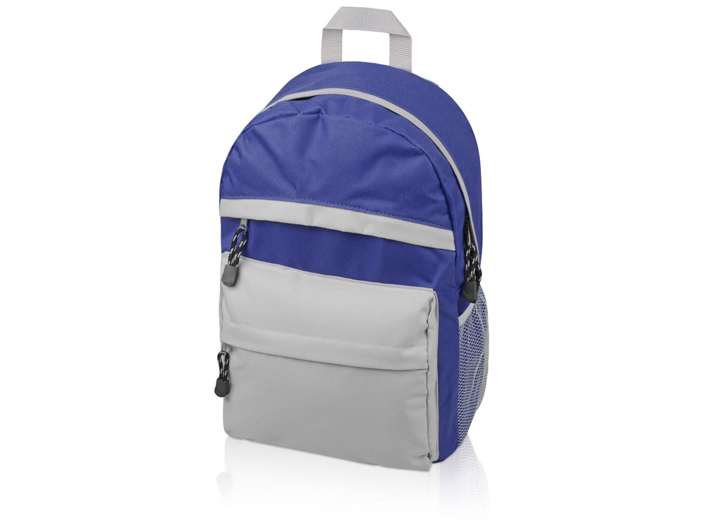 Рюкзак Универсальный (синяя спинка, серые лямки), синий/серый