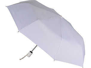 Зонт складной автоматический, белый, фото 2