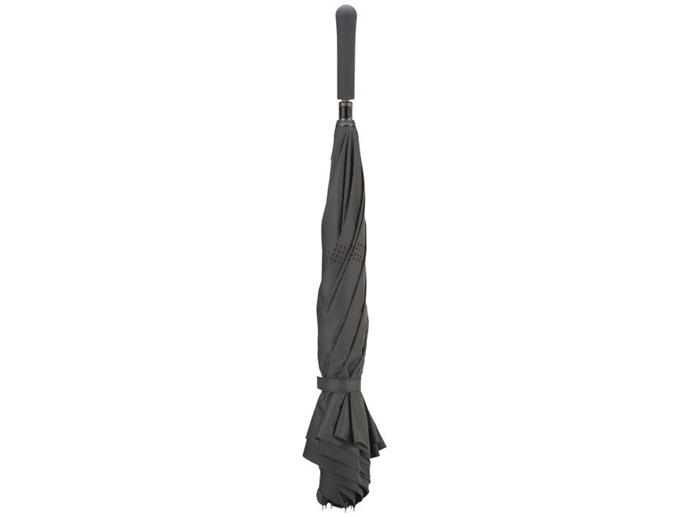 Зонт Lima 23 с обратным сложением, черный - фото 2 - id-p65545350