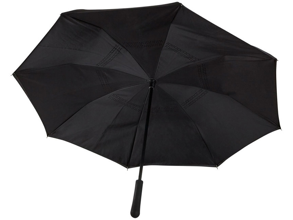 Зонт Lima 23 с обратным сложением, черный - фото 7 - id-p65545350