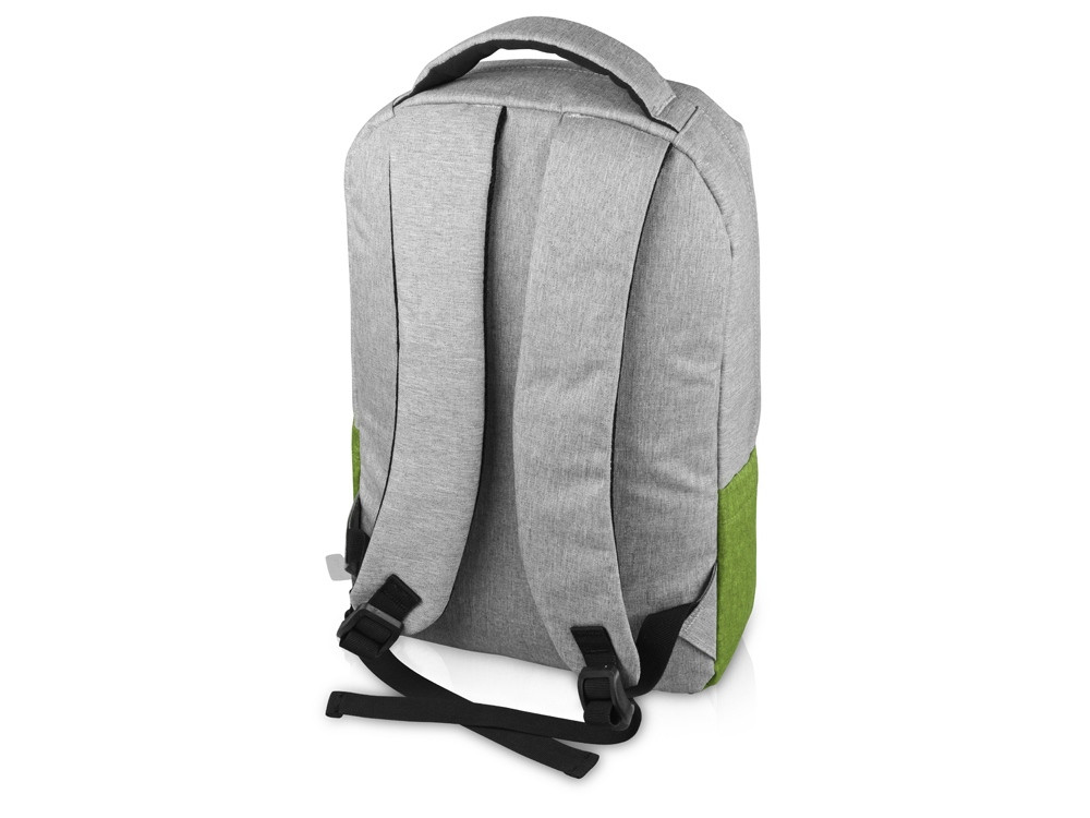 Рюкзак Fiji с отделением для ноутбука, серый/зеленое яблоко - фото 2 - id-p65545862