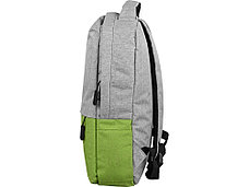 Рюкзак Fiji с отделением для ноутбука, серый/зеленое яблоко, фото 3